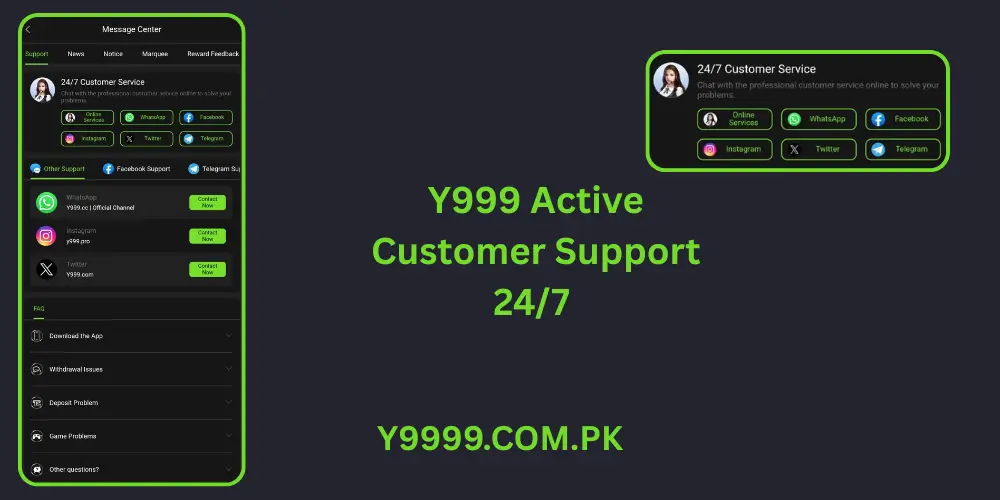 Y999 Game Customer Support