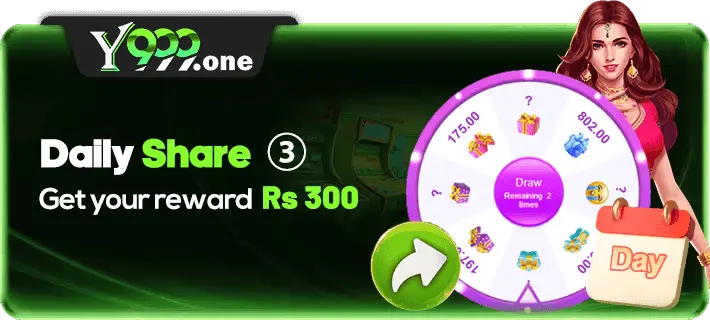 Y999 Game Daily Sharing Bonus
